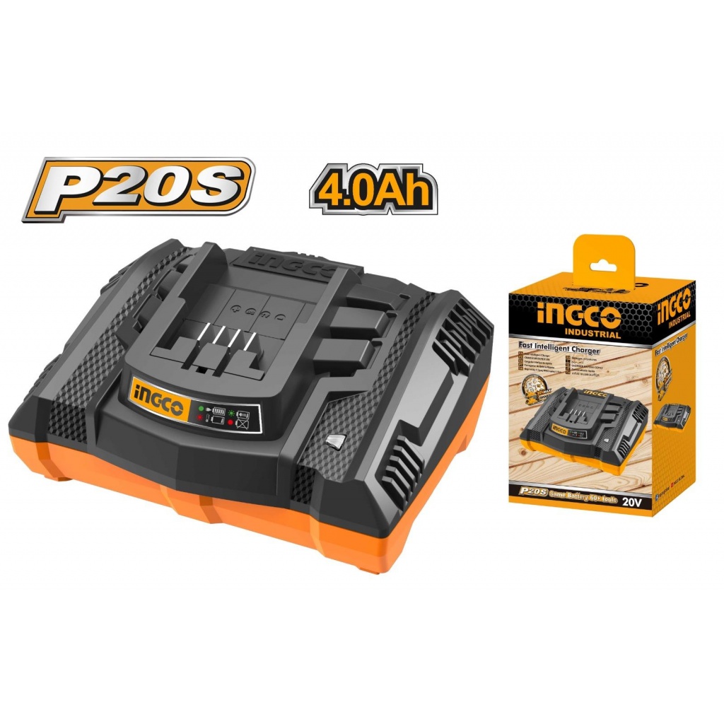 Cargador P20S 20V 4AH Ingco FCLI2003 GoStore