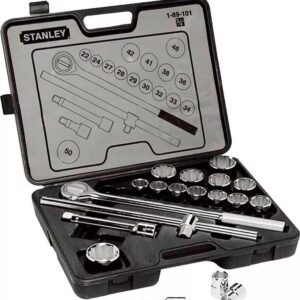 Juego De Dados 12 Puntas Encastre 3/4" 20 Piezas Stanley