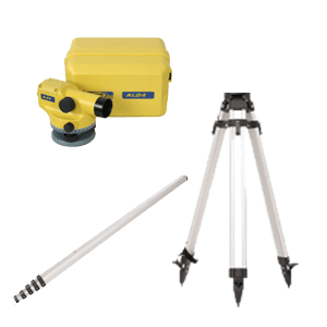 Kit Nivel Optico AL24-3 Spectra con estuche mira y tripode