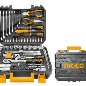 Juego de X100 Herramientas Ingco Dado Pinza Llave en Valija HKTHP21001