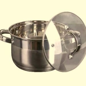 Olla de Acero Inoxidable con Triple Fondo Diam. 24 o 28 cm