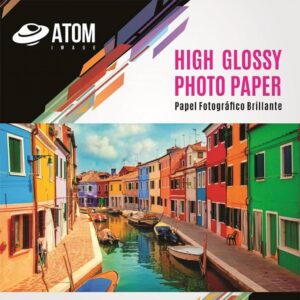 Set de 4 Paquetes de 20 Hojas Papel Foto A3 180grs High Glossy