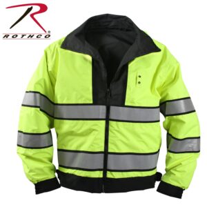 Campera Reflectiva-Reversible Rothco Impermeable y Corta Viento