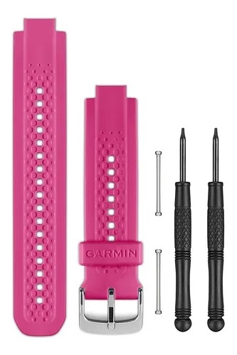 Vhbw Cinturino Di Ricambio In Silicone Per Garmin Forerunner 25, Taglia S, Nero, Lunghezza 10.8 + 8.6 Cm. Comodo E Alla Moda Per Il Tuo Fitness Tracker.