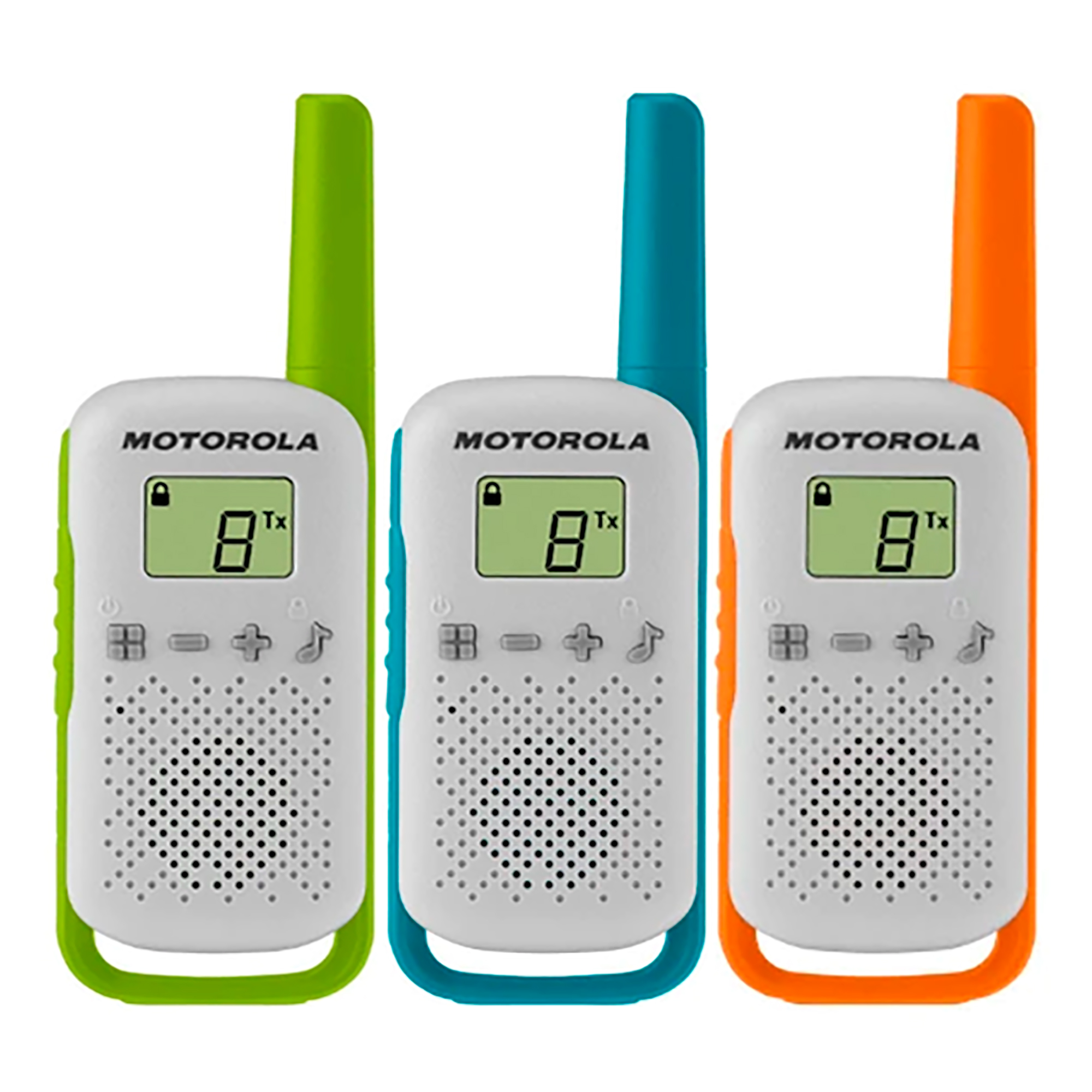 3 Radios 2 Vías Motorola T110 25km 22 Canales