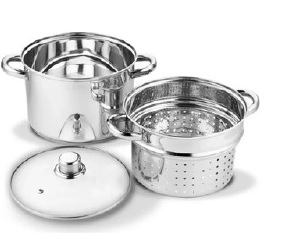 Olla Para Pasta Con Colador 3 Piezas