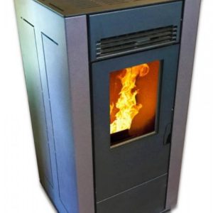 Calefactor a Pellet TopKalor Potencia 9Kw Negro