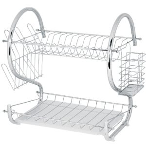 Escurridor de Platos Foset 2 niveles Acero Cromado