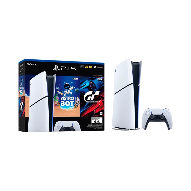 Consola PS5 Sony Slim Con Astro Bot y Gran Turismo 7