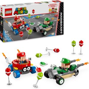 Set Lego Super  Mario Kart Mario VS Luigi 8+ 321 Piezas