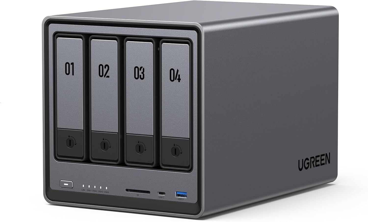 Nas Ugreen Dxp4800 4 Bahías 112TB / 8GB DDR5