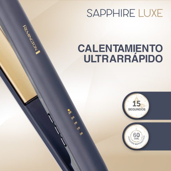 Plancha Alisadora Remington Zafiro Sapphire Luxe - Imagen 3