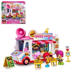 Set Famosa Pinypon Hamburgueseria Movil Con Accesorios