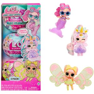 Set LOL Surprise Solo Agrega Agua Pack x3