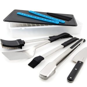 Set De Herramientas Broil King Para Parrilla Con Tupper Plastico