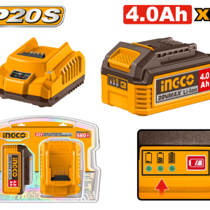 Set X1 Bateria 20V 4.0AH + 1 Cargador Iingco FBCPK1012