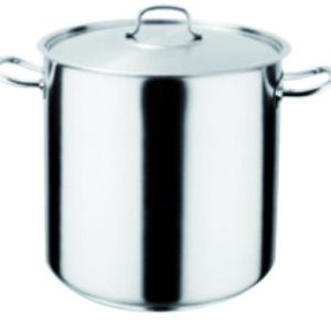 Olla De Acero Inoxidable Pujadas Con Tapa Diametro 50cm (98Lt)