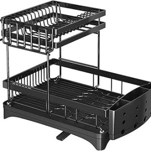 Escurridor De Platos 2 Niveles 44Cm x 27Cm x 37Cm