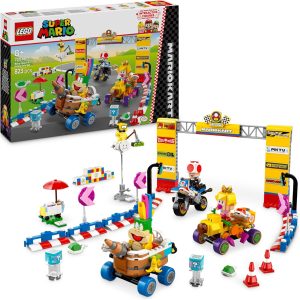 Set Lego Super Mario Kart Grand Prix Y Baby Peach 8+ 823 Piezas