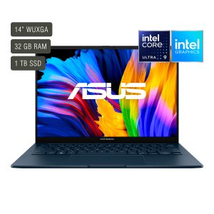 Notebook Asus Zenbook 14'' Táctil Oled / Core Ultra 9 / 32gb / 1tb / W11