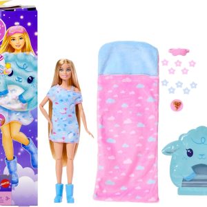 Muñeca Mattel Barbie Party Unboxed Fiesta De Pijamas Sorpresa JFG68