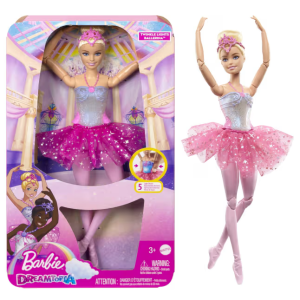 Muñeca Articulada Mattel Barbie Dreamtopia Bailarina Con Luces Y Tutú Rosa