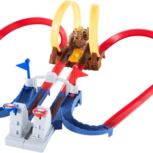 Pista De Juegos Mattel Hot Wheels Mario Kart Castillo De Bowser