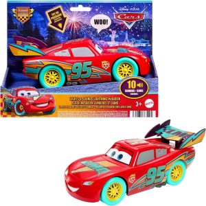 Vehiculo Mattel Cars Disney Rayo McQueen Con Luces y Sonidos