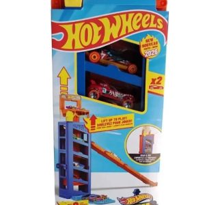 Set De Juego Hot Wheels City Pista De Estacionamiento Portátil