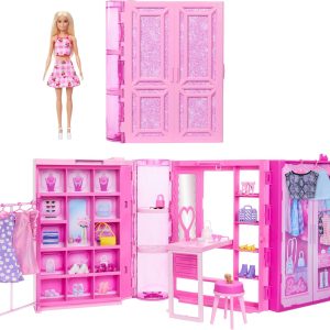 Set De Juego Mattel Barbie Closet De Los Sueños Con Muñeca